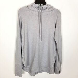 Athleta Women Uptempo Hoodie Sweatshirt Heather Size S Gray Athletic Casual